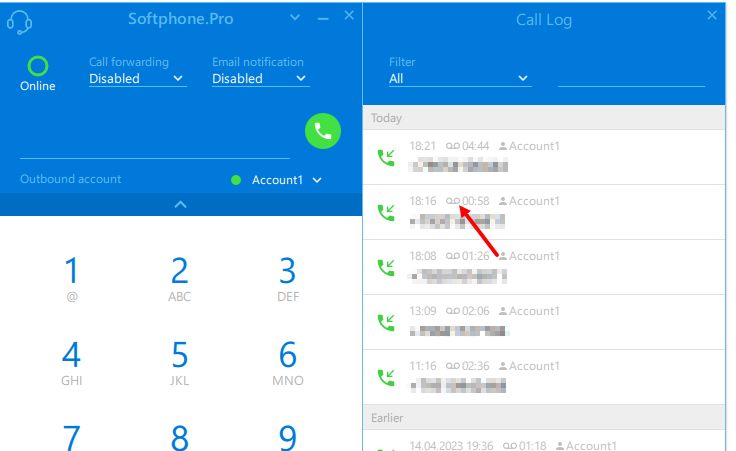Call Log
